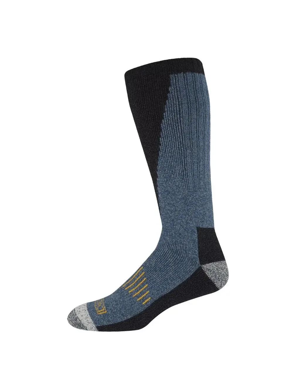 2 PAIRS DICKIES COPPER SHIN PROTECTOR BOOT LENGTH SOCKS MENS 6-12 BLUE & BLACK